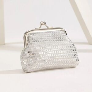 mini sequin coin purse